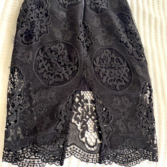 BEBE STRAPLESS BLACK MINI DRESS - Picture 5 of 6